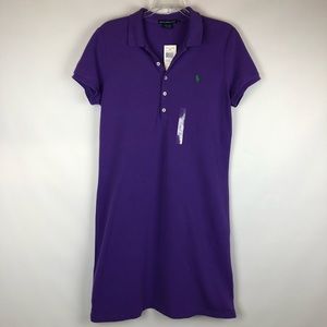 Ralph Lauren Sport purple polo dress